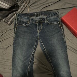 Women's Dark Blue Jeans